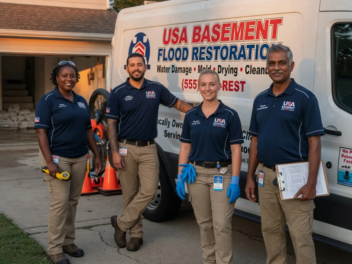 Basement Flood Cleanup company in China Village, ME